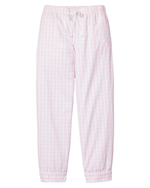 Petite Plume Gingham Drawstring Pajama Pants