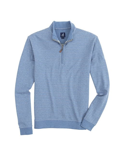 Johnnie O Skiles Striped Quarter-Zip Sweater