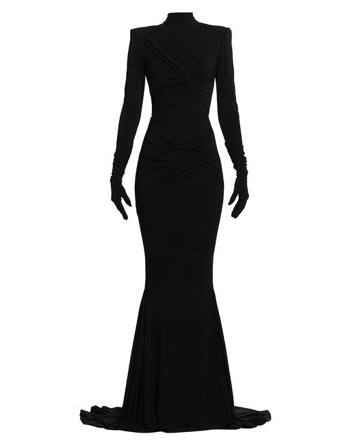 Michael Costello Collection Margot Gloved Sheath Gown