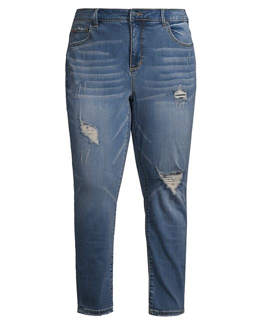 Slink Jeans, Plus Size High-Rise Ankle Jeans