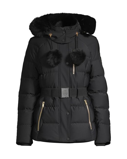 Moose Knuckles Cambria Belted Down Jacket