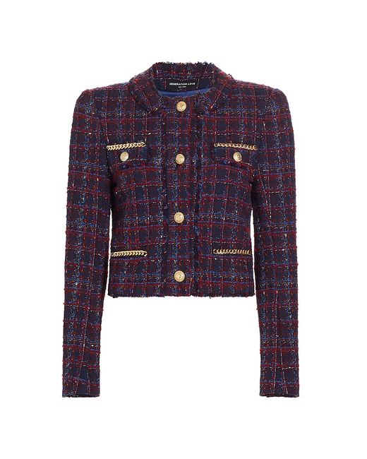 Generation Love Kristen Cotton-Blend Tweed Jacket