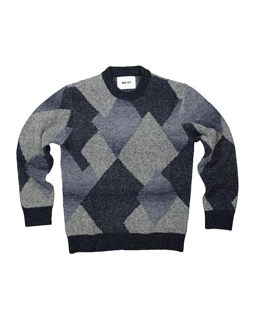 Nn07 Brady Intarsia Wool-Blend Sweater