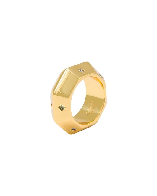 Darkai Via Savona 18K Gold-Plated Cubic Zirconia 39 Ring