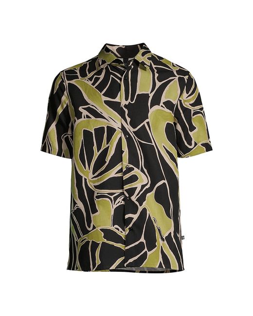 Ted Baker Errew Abstract Button-Front Shirt
