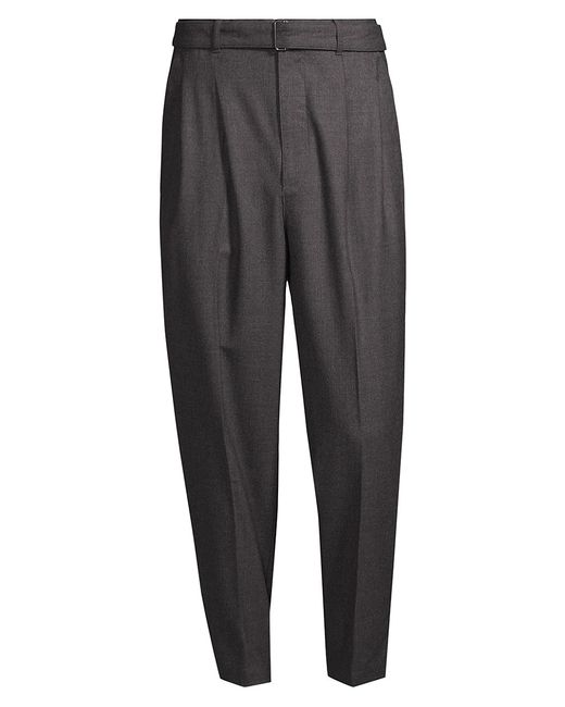 Michael Kors Wool-Blend Belted Trousers