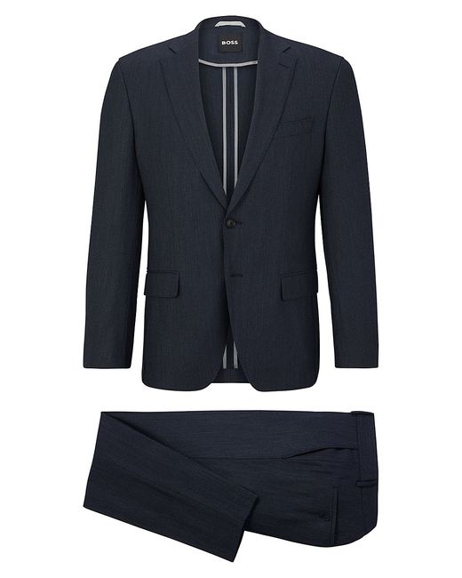 Boss Slim-Fit Suit In A Performance-Stretch Wool Blend