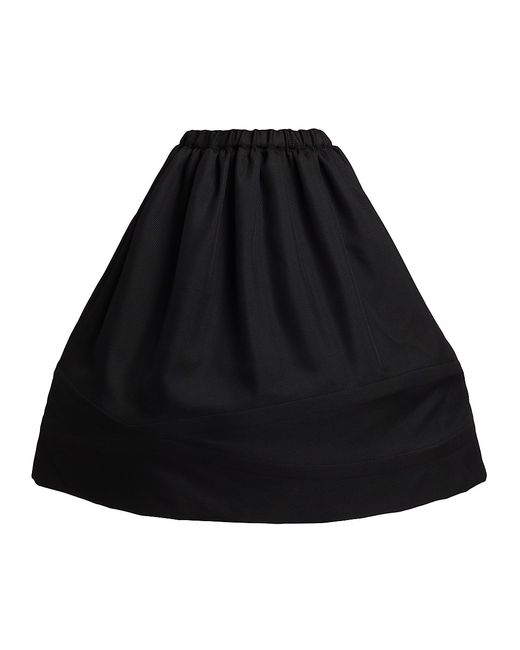Comme Des Garçons Comme Des Garçons Flared Elasticized Midi-Skirt