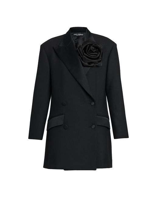 Dolce & Gabbana Flower Tuxedo Jacket