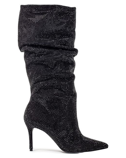 Black Suede Studio Geni Suede Slouched Boots