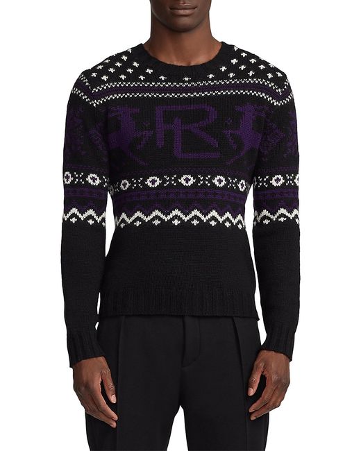 Ralph Lauren Purple Label Fair Isle Cashmere Sweater