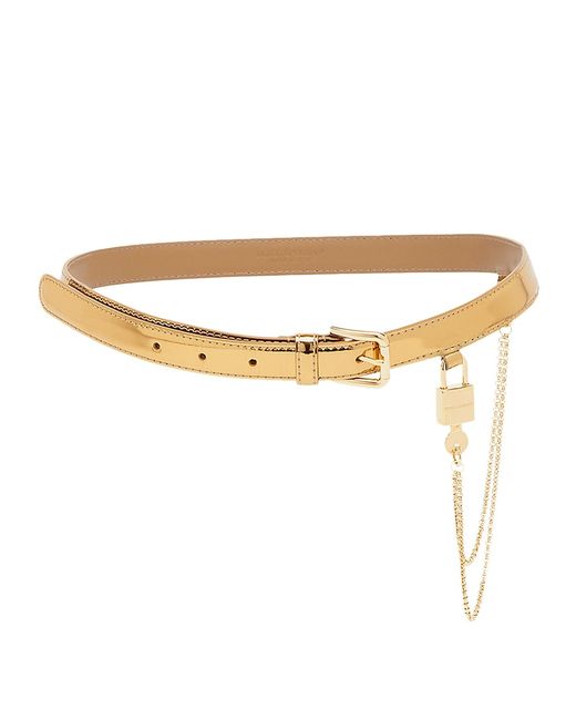 Dolce & Gabbana Metallic Lock Chain Belt