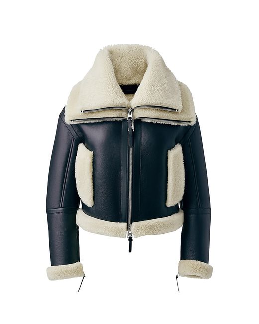 Mackage Penelopa Trimmed Oversized Leather Jacket