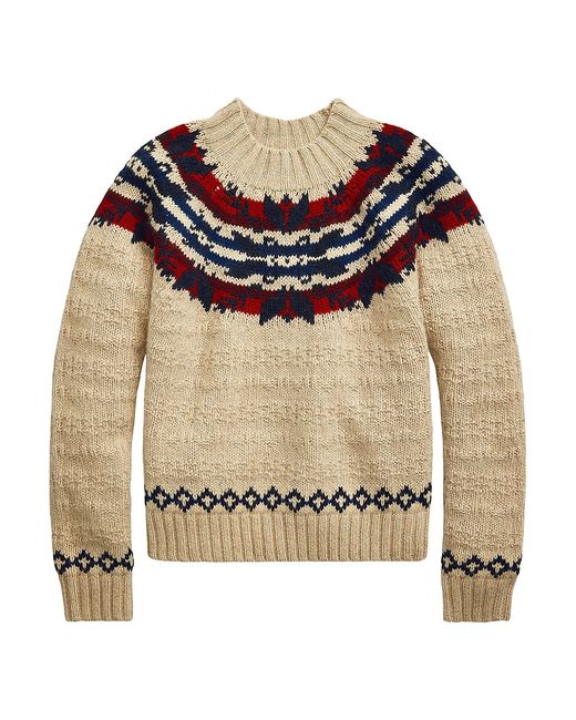 Polo Ralph Lauren Fair Isle-Style Cotton Sweater