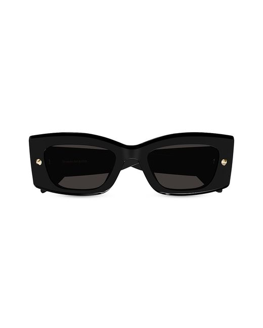 Alexander McQueen 51MM Rectangular Sunglasses