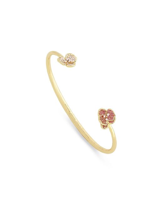 Anabel Aram Orchid 18K Plated Cubic Zirconia Bangle
