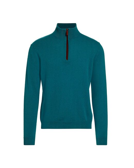 Saks Fifth Avenue COLLECTION Cashmere Quarter-Zip Sweater