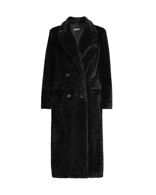 Apparis Astrid Teddy Double-Breasted Coat