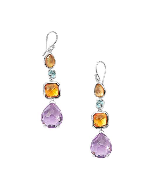 Ippolita Rock Candy Sterling Multi-Gemstone Drop Earrings