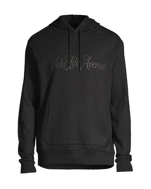 Saks Fifth Avenue COLLECTION Logo Cotton Hoodie