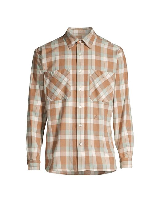 Closed Checked Button-Front Shirt