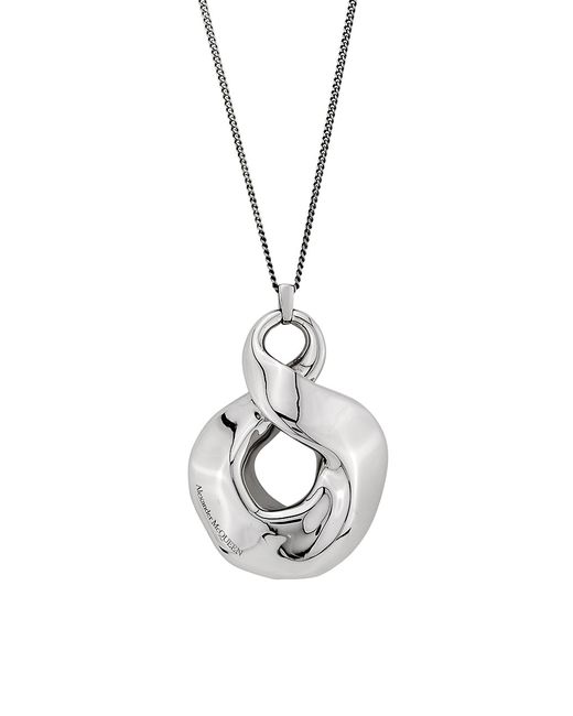Alexander McQueen Twisted Pendant Necklace