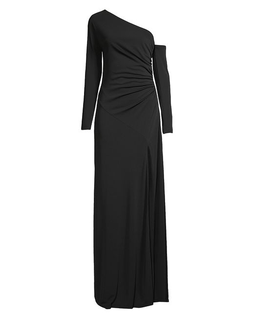 Donna Karan Social Asymmetric Sleeve Gown