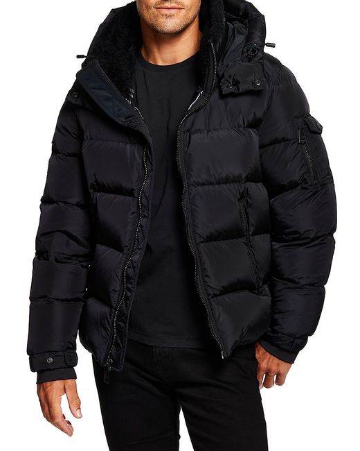 Sam. Frontier Shearling-Trimmed Down Jacket