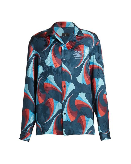 Etro Abstract Silk Shirt