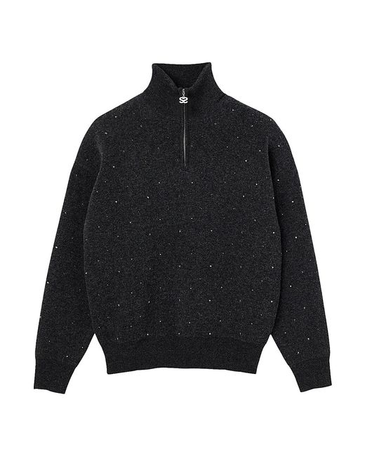 Sandro Half-Zip Sweater