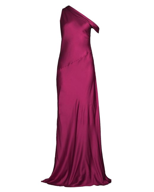 Donna Karan Social Draped One-Shoulder Gown