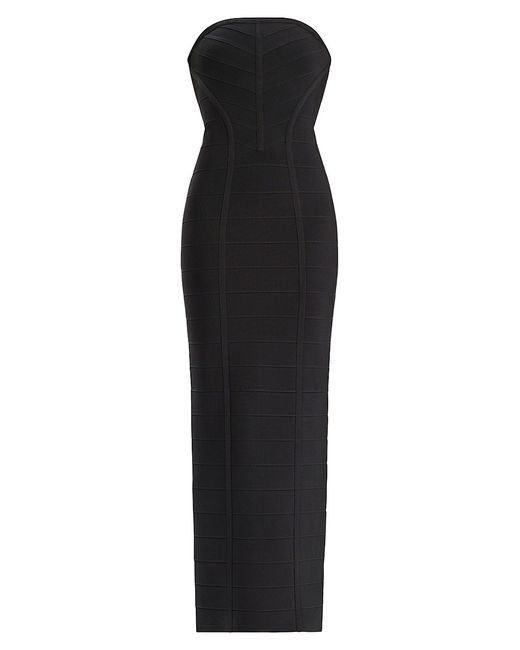 Hervé Léger Icon Strapless Bandage Gown