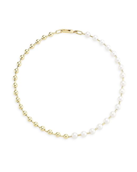 Saks Fifth Avenue Collection 14K Yellow Freshwater Pearl Beaded Necklace