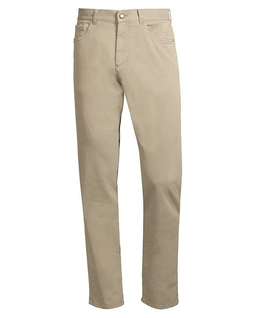 Canali Garment-Dyed Five-Pocket Pants