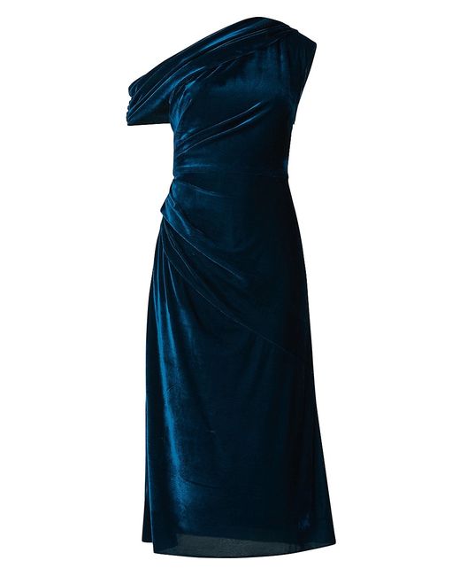 Shoshanna Grover One-Shoulder Midi-Dress