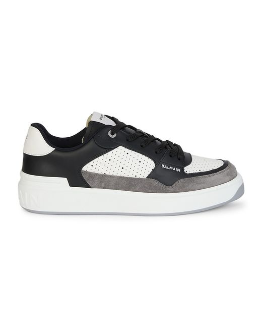 Balmain B Court Leather Low-Top Sneakers