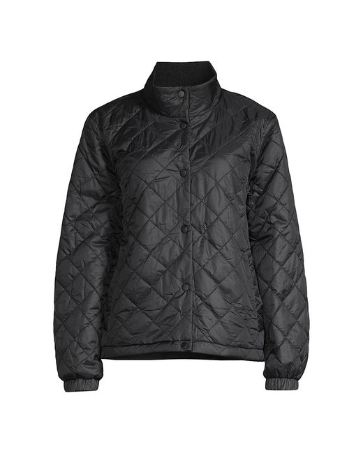 Eileen Fisher Reversible Quilted Shell Sherpa Jacket