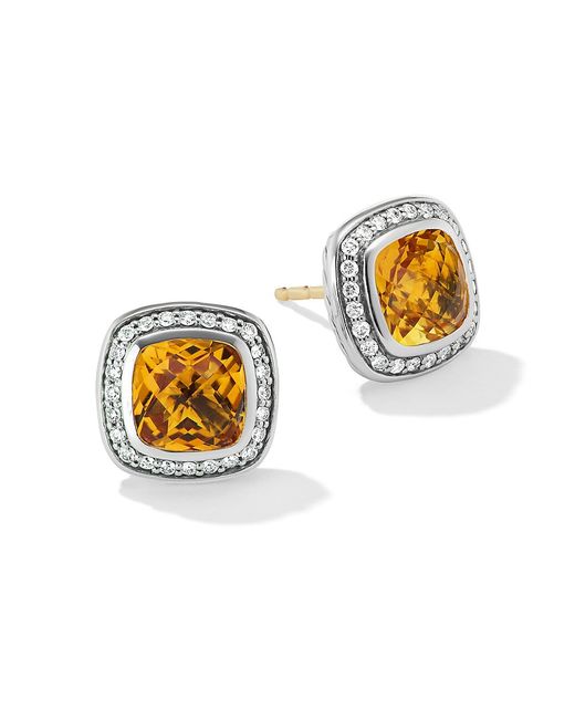 David Yurman Albion Earrings with Gemstone Diamonds