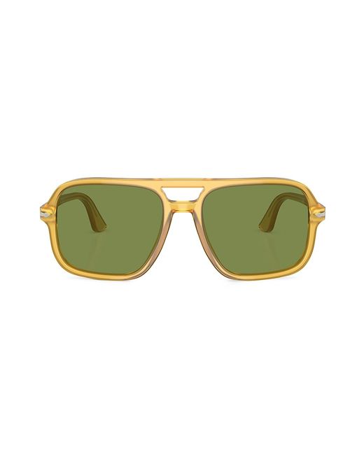 Persol 58MM Aviator Sunglasses