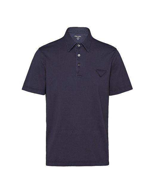 Prada Short-Sleeved Cotton Polo Shirt