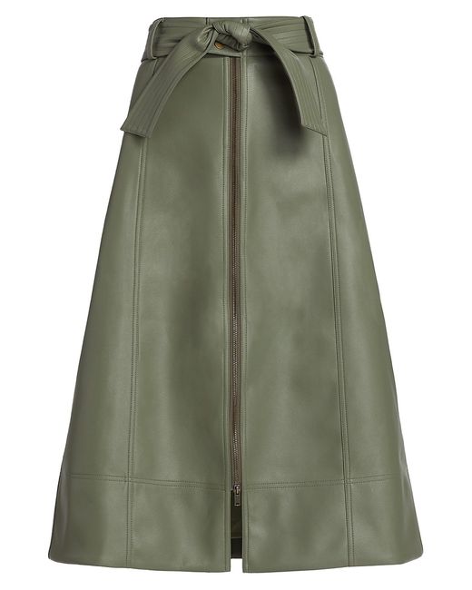 Marie Oliver Greenwich Vegan Leather Skirt