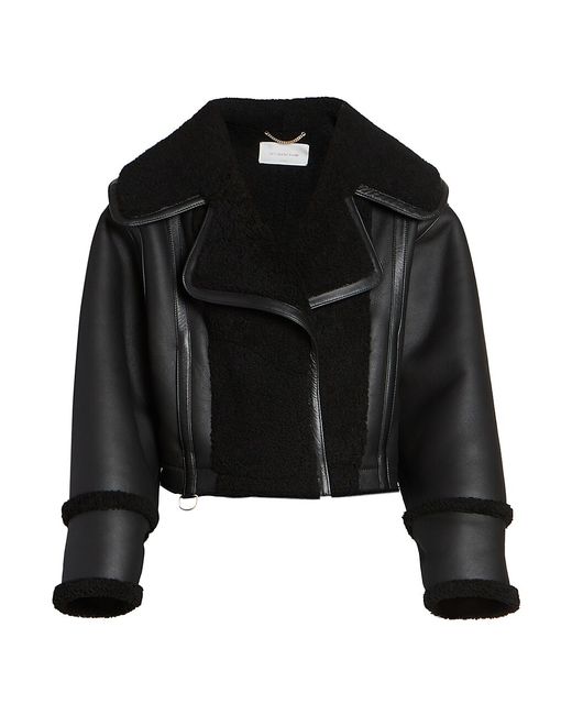 Victoria Beckham Leather Moto Jacket