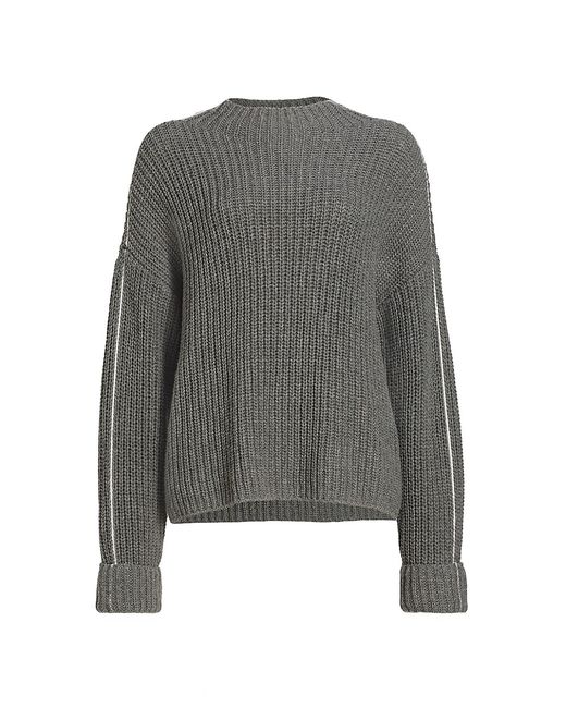 ATM Anthony Thomas Melillo Blend Shaker-Stitch Sweater