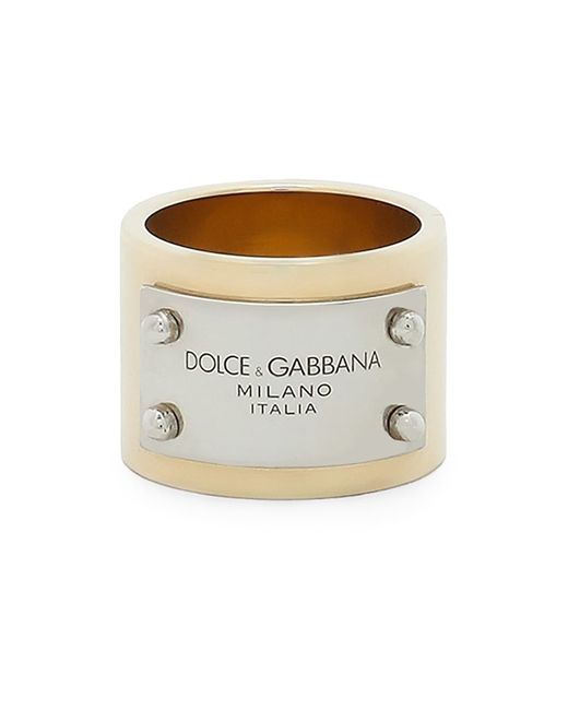 Dolce & Gabbana Two-Tone Logo Band
