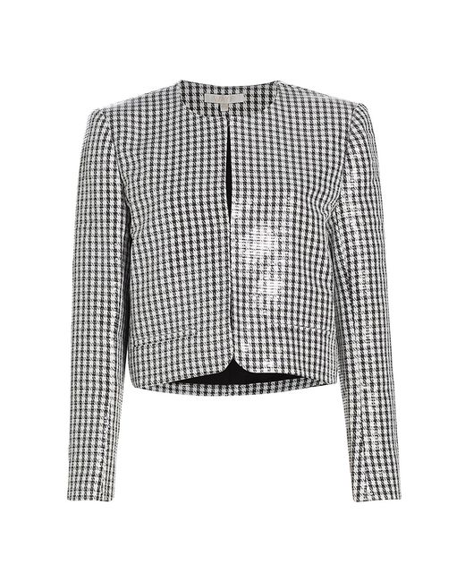 Wayf Kennedy Sequined Houndstooth Jacket