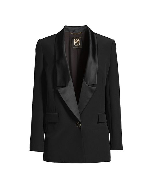 Milly Stacy Trimmed Single-Button Blazer
