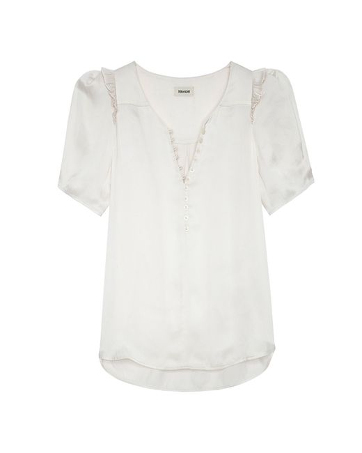 Zadig & Voltaire Twity Satin Blouse