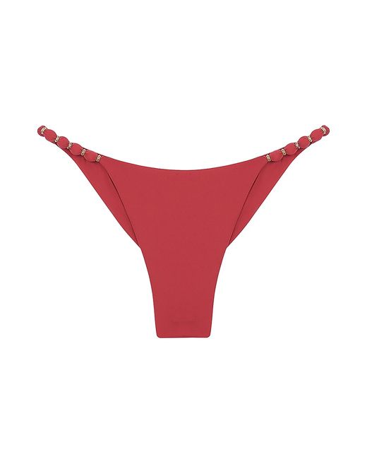 ViX by Paula Hermanny Cheeky Beaded Bikini Bottom