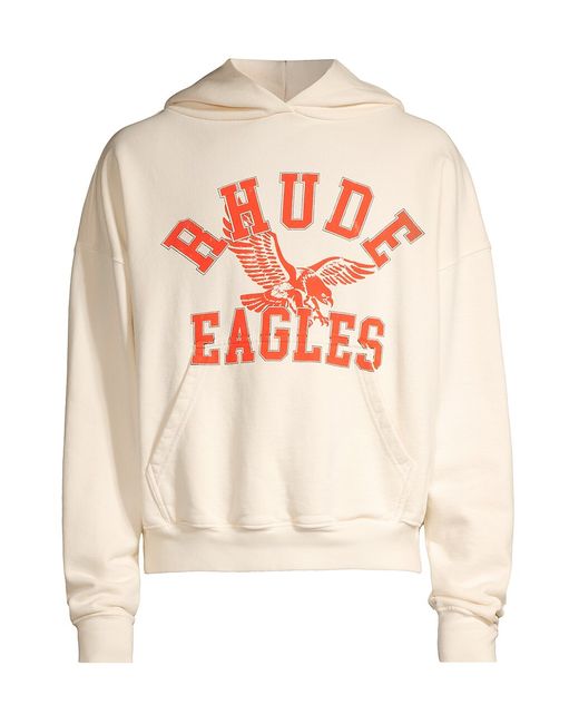 R H U D E Rhude Eagles Logo Cotton Hoodie