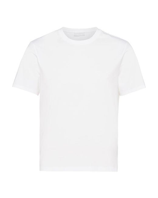 Prada Stretch Cotton T-Shirt